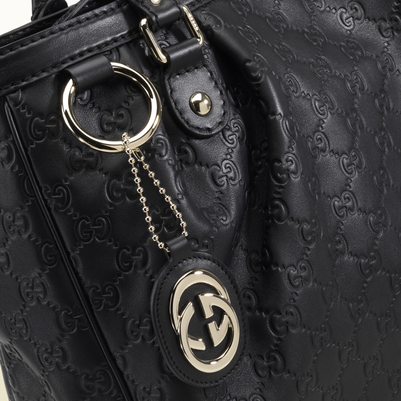 2013 Gucci sukey black guccissima leather tote