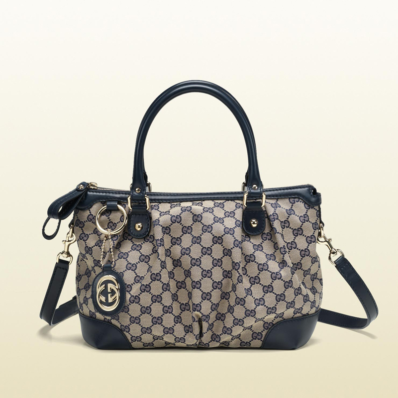 2013 Gucci sukey original GG canvas top handle bag