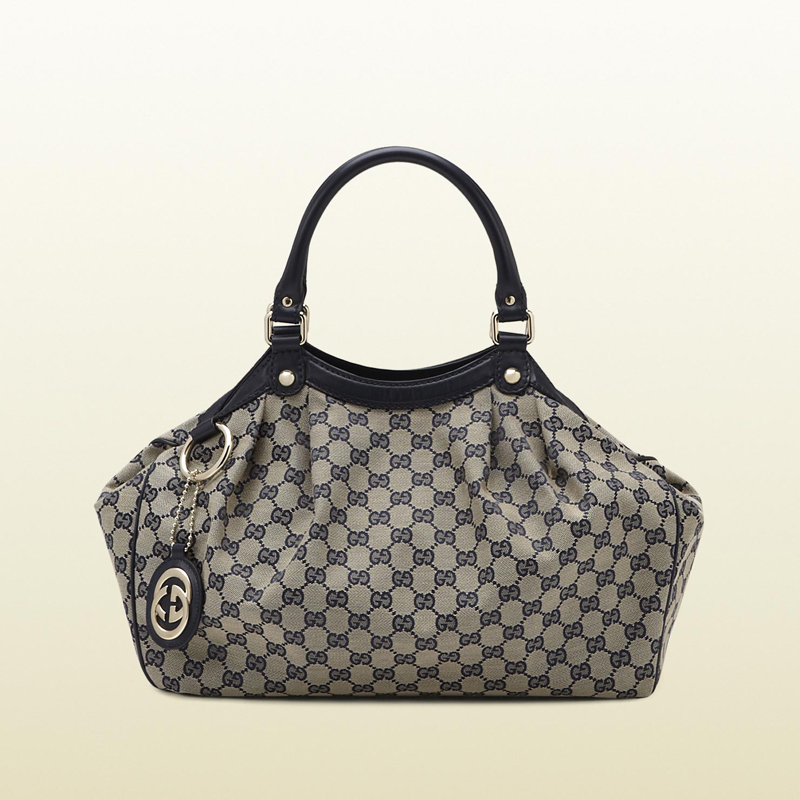 2013 Gucci sukey original GG canvas tote