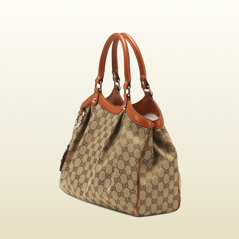 2013 Gucci sukey original GG canvas tote