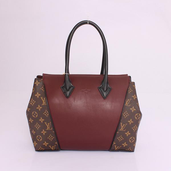 2013 Louis Vuitton Monogram Canvas Tote W PM M40941 Burgundy