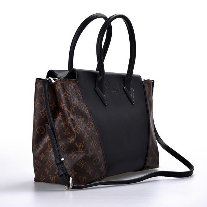 2013 Louis Vuitton Monogram Canvas Tote W PM M40941 black