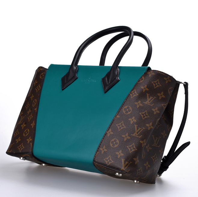 2013 Louis Vuitton Monogram Canvas Tote W bag PM M40941 Green