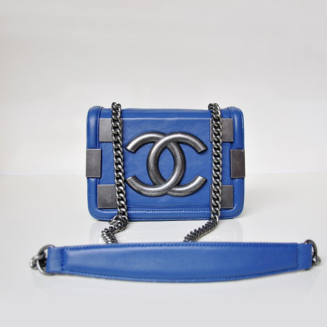 2013 Nestest Chanel Shoulder Bag Lambskin Leather A67088 Blue