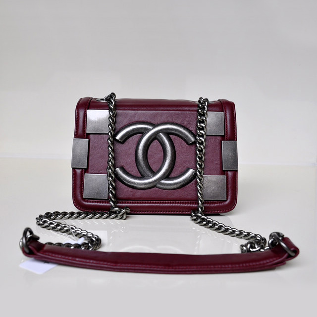 2013 Nestest Chanel Shoulder Bag Lambskin Leather A67088 Maroon