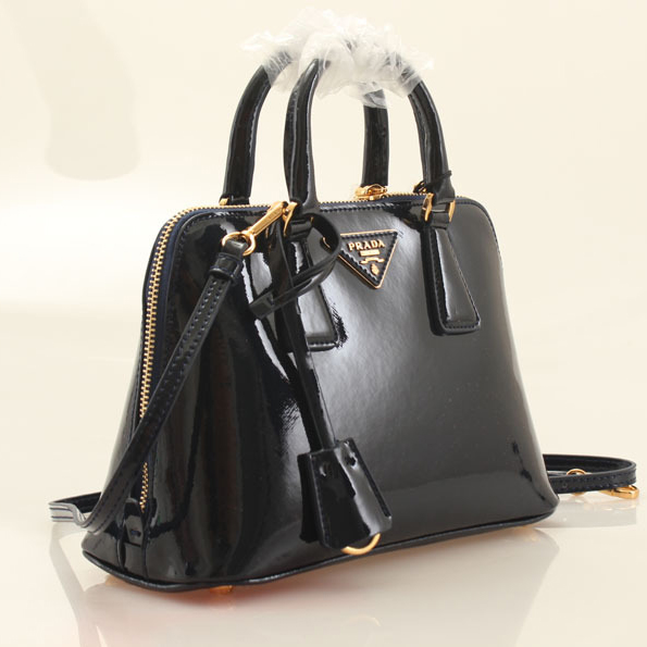 2013 PRADA Patent Leather tote bag 0838 in boln