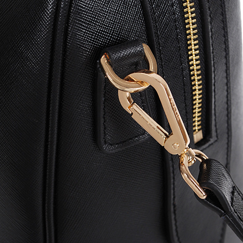 2013 PRADA Saffiano Leather Two Handle Bag 1844 in Black