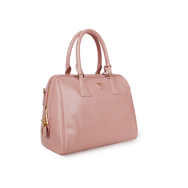 2013 PRADA Saffiano Leather Two Handle Bag 1844 in Light pink