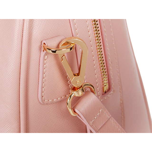 2013 PRADA Saffiano Leather Two Handle Bag 1844 in Light pink