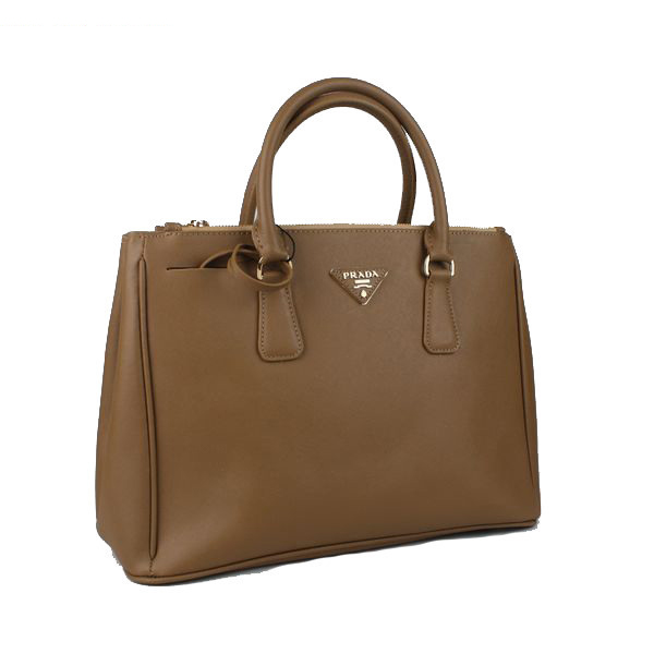 2013 Prada Classic Saffiano Tote Bag 1786 in Apricot