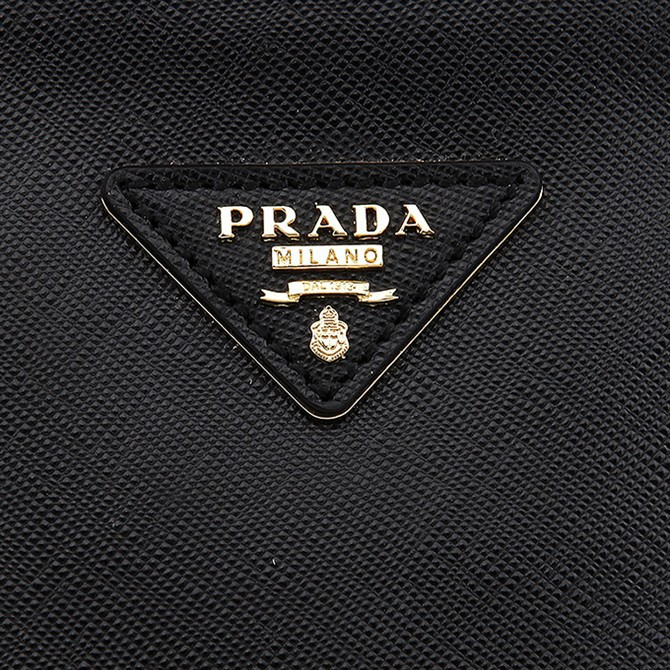 2013 Prada Classic Saffiano Tote Bag 1786 in Black