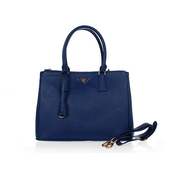 2013 Prada Classic Saffiano Tote Bag 1786 in Blue