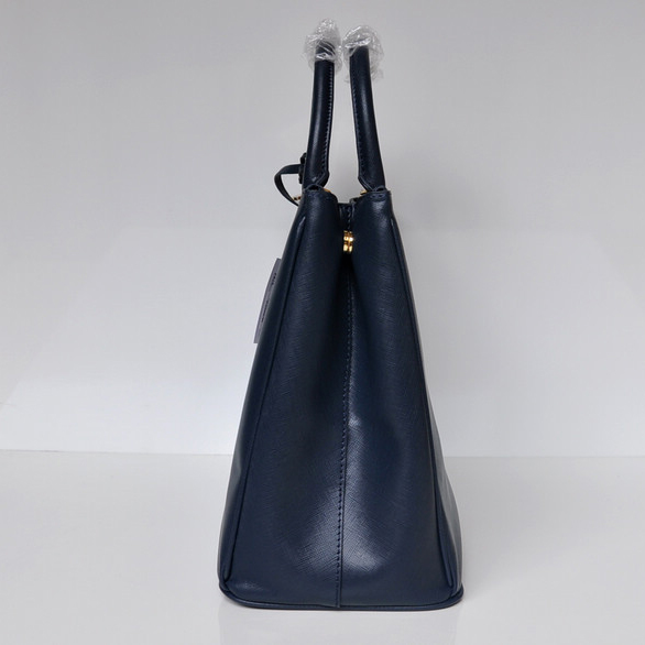 2013 Prada Classic Saffiano Tote Bag 1786 in Dark Blue