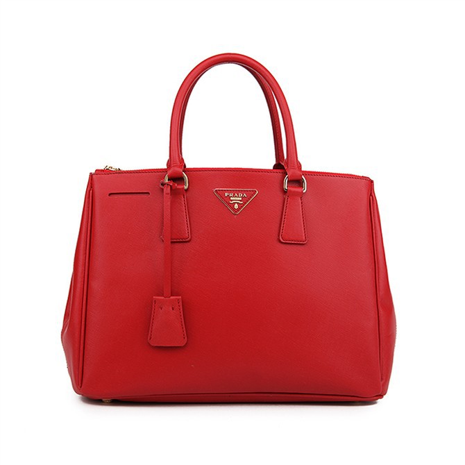 2013 Prada Classic Saffiano Tote Bag 1786 in Flame