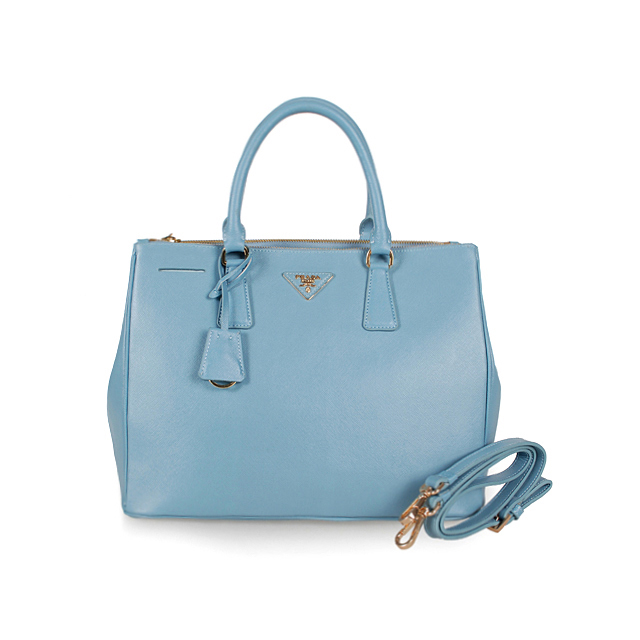 2013 Prada Classic Saffiano Tote Bag 1786 in Light blue