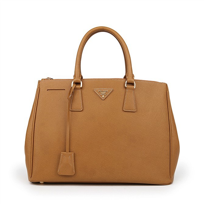 2013 Prada Classic Saffiano Tote Bag 1786 in Naturals