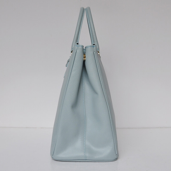 2013 Prada Classic Saffiano Tote Bag 1786 in Powderblue