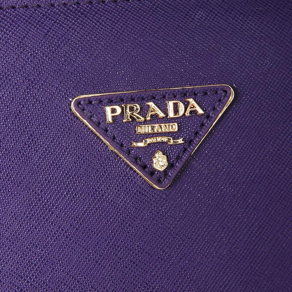 2013 Prada Classic Saffiano Tote Bag 1786 in Purple