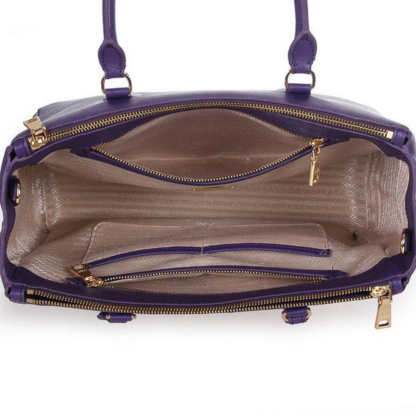 2013 Prada Classic Saffiano Tote Bag 1786 in Purple