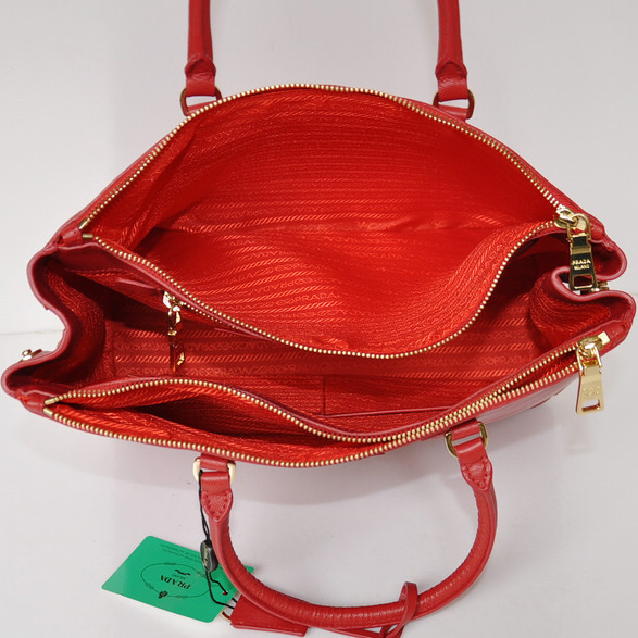 2013 Prada Classic Saffiano Tote Bag 1786 in Red