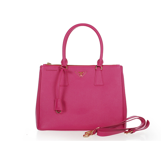 2013 Prada Classic Saffiano Tote Bag 1786 in Rose red