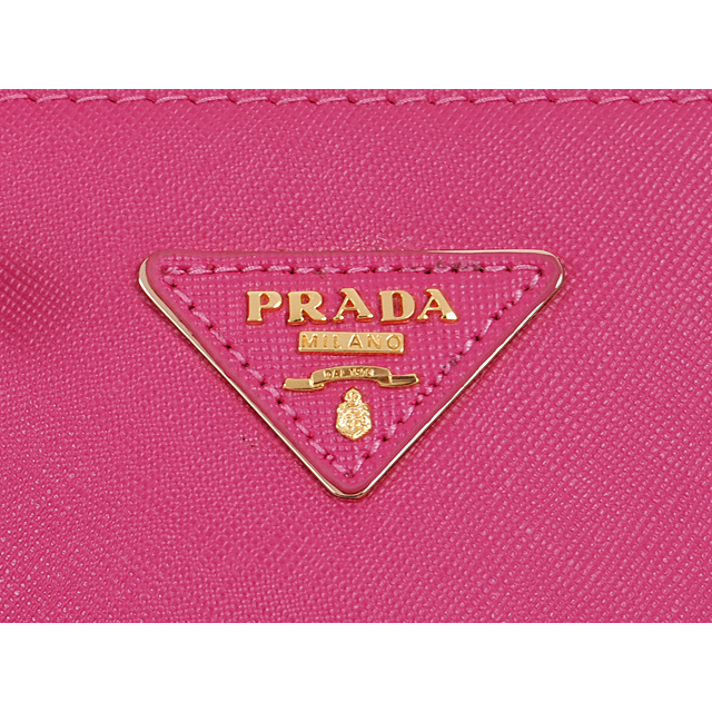 2013 Prada Classic Saffiano Tote Bag 1786 in Rose red