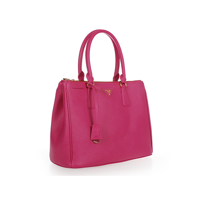 2013 Prada Classic Saffiano Tote Bag 1786 in Rose red