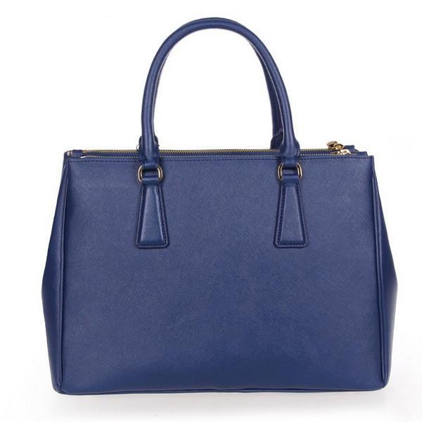 2013 Prada Classic Saffiano Tote Bag 1786 in Royal blue