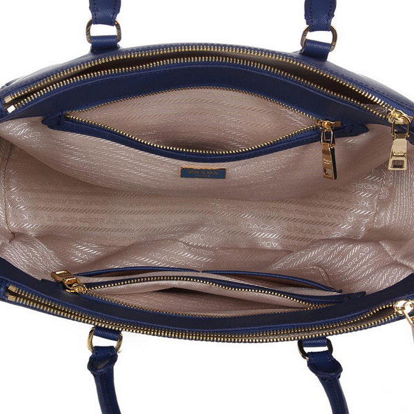 2013 Prada Classic Saffiano Tote Bag 1786 in Royal blue