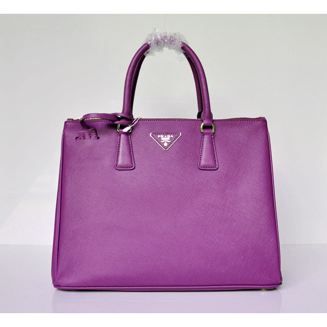 2013 Prada Classic Saffiano Tote Bag 1786 in Violet