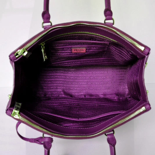 2013 Prada Classic Saffiano Tote Bag 1786 in Violet