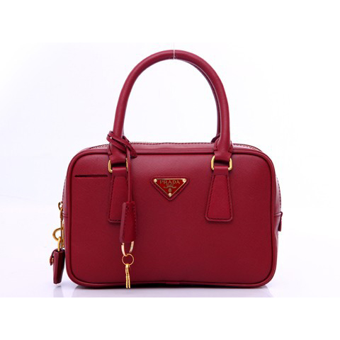 2013 Prada Saffiano Leather Bag BN1113 in Claret