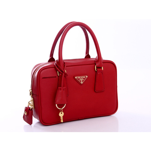 2013 Prada Saffiano Leather Bag BN1113 in Red