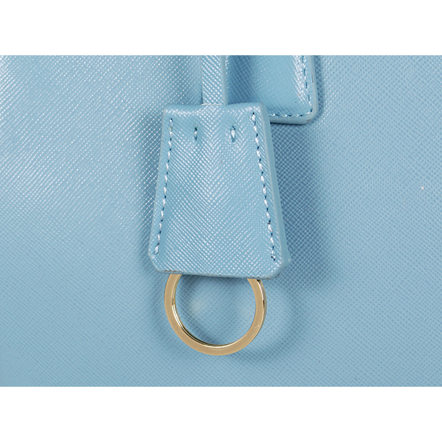 2013 Prada Saffiano Leather Tote Bag 1801 in Light Blue