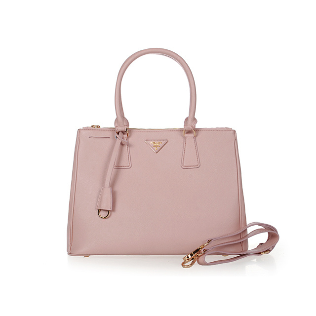 2013 Prada Saffiano Leather Tote Bag 1801 in Light pink