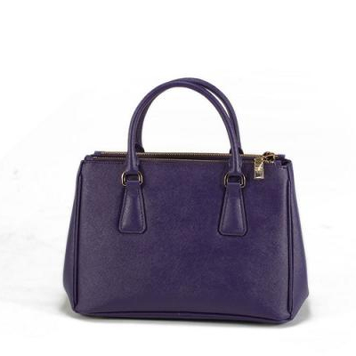 2013 Prada Saffiano Leather Tote Bag 1801 in Purple