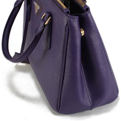 2013 Prada Saffiano Leather Tote Bag 1801 in Purple