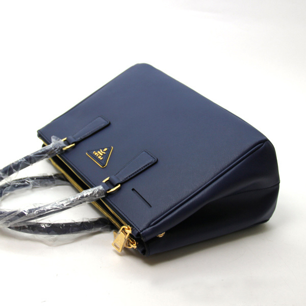 2013 Prada Saffiano Leather Tote Bag 1801 in Royal blue