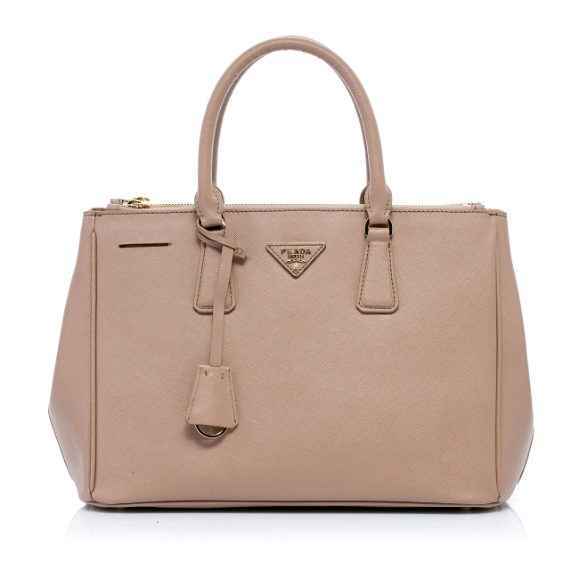 2013 Prada Saffiano Leather Tote Bag 2274 in Apricot