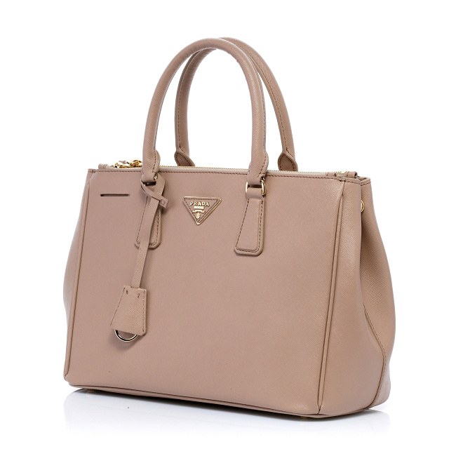 2013 Prada Saffiano Leather Tote Bag 2274 in Apricot