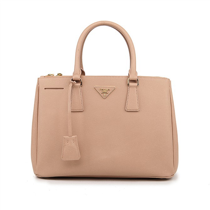 2013 Prada Saffiano Leather Tote Bag 2274 in Bare Pink