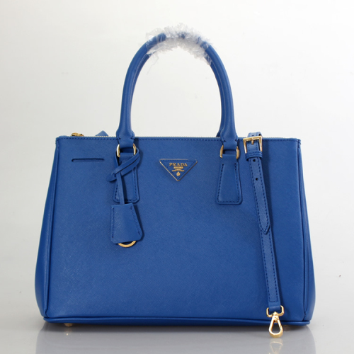 2013 Prada Saffiano Leather Tote Bag 2274 in Blue