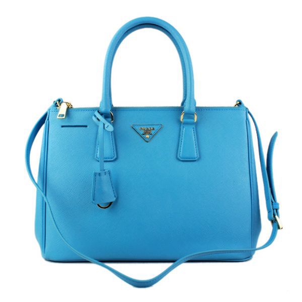 2013 Prada Saffiano Leather Tote Bag 2274 in Brilliant Blue