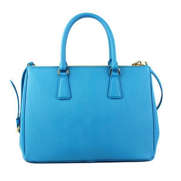 2013 Prada Saffiano Leather Tote Bag 2274 in Brilliant Blue