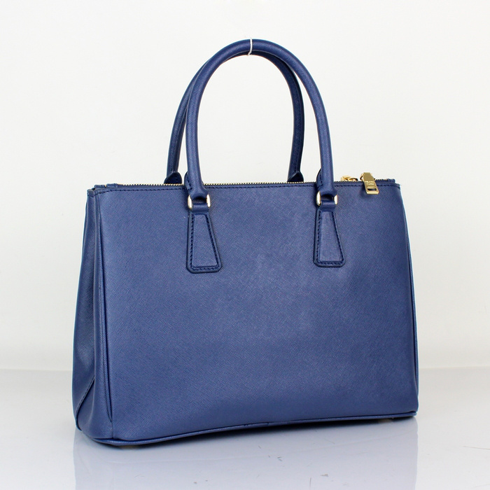 2013 Prada Saffiano Leather Tote Bag 2274 in Dark blue