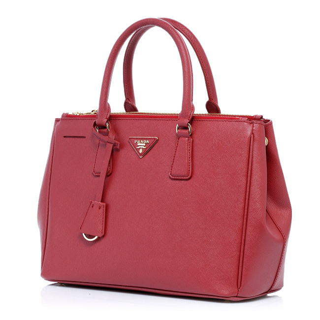 2013 Prada Saffiano Leather Tote Bag 2274 in Flame