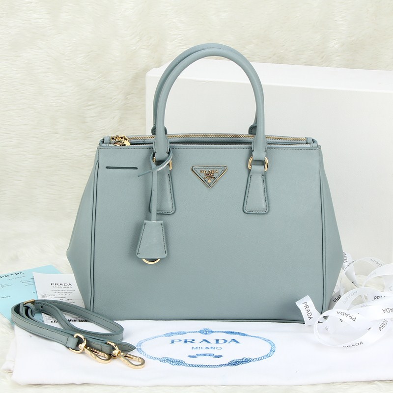 2013 Prada Saffiano Leather Tote Bag 2274 in Grey