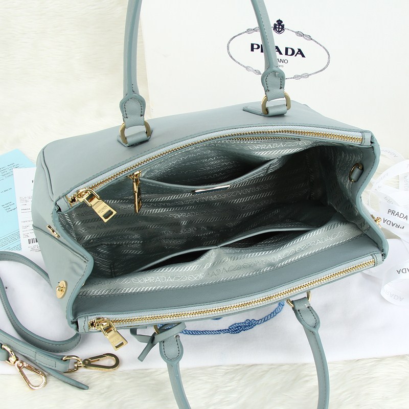 2013 Prada Saffiano Leather Tote Bag 2274 in Grey