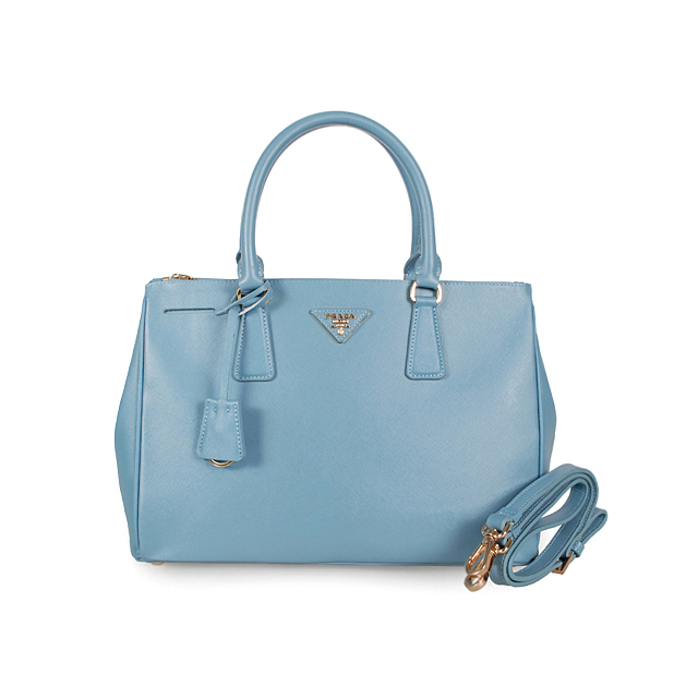 2013 Prada Saffiano Leather Tote Bag 2274 in Light blue