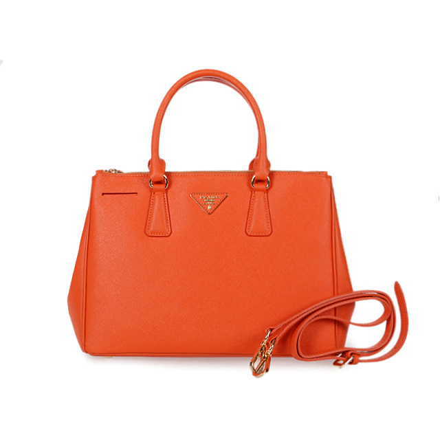 2013 Prada Saffiano Leather Tote Bag 2274 in Orange